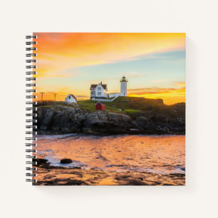 vuurtoren Nubble Lighthouse Maine Notitieboek