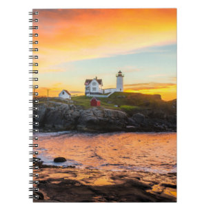 vuurtoren   Nubble Lighthouse Maine Notitieboek