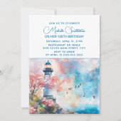 Vuurtoren Oceaan nautische 100e verjaardag Kaart (Voorkant)