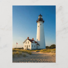 Vuurtoren Ocean Landscape Sun Briefkaart