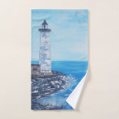 Vuurtoren Ocean Scene Handdoek (Handdoek)