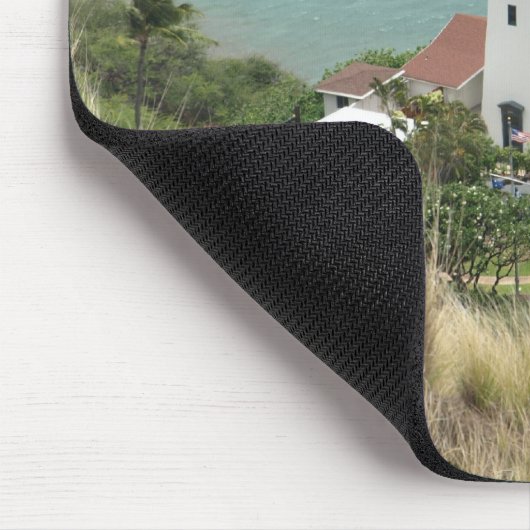 Vuurtoren onder op de Mousepad Muismat (Hoek)