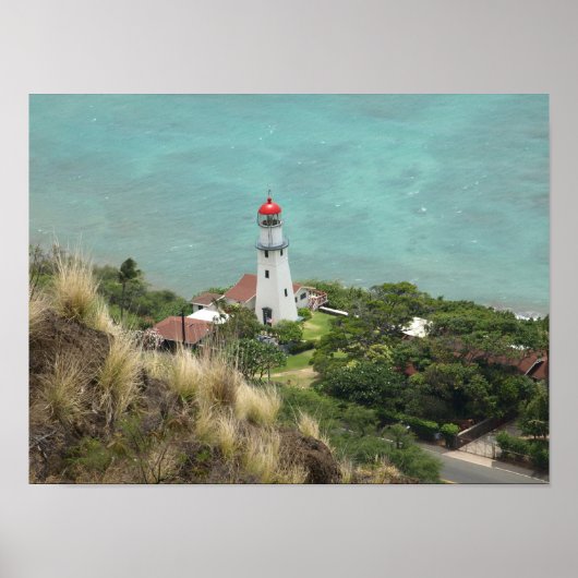 Vuurtoren onder poster (Voorkant)