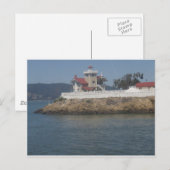 Vuurtoren op de baai van San Francisco Briefkaart (Voorkant / Achterkant)
