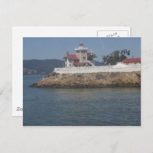 Vuurtoren op de baai van San Francisco Briefkaart (Voorkant / Achterkant)