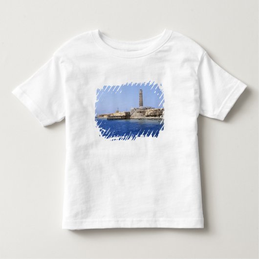 vuurtoren op de Broereilanden, rood Zee, Egypte Kinder Shirts (Voorkant)