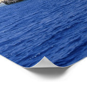 vuurtoren op de Broereilanden, rood Zee, Egypte Poster (Hoek)