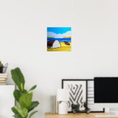 Vuurtoren Op De Landtong Poster (Thuiskantoor)