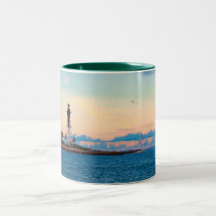 Vuurtoren op de Mok Zonnevaste toestellen
