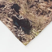 vuurtoren op de rotsblauwe oceaan Hawaii Fleece Deken (Hoek)