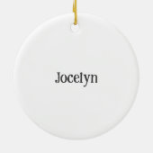 Vuurtoren op de Waterverf van Cliffs Gepersonalise Keramisch Ornament (Achterkant)