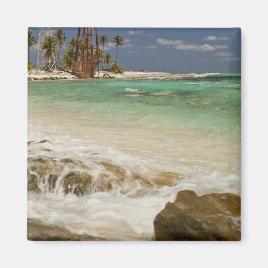 Vuurtoren op Half Moon Caye Natural Monument Magneet (Voorkant)