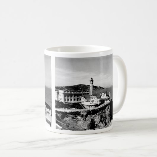 Vuurtoren op het eiland Alcatraz Koffiemok (Voorkant rechts)