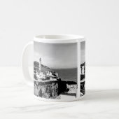 Vuurtoren op het eiland Alcatraz Koffiemok (Voorkant links)