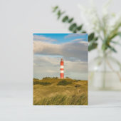 Vuurtoren op het Noord-Zee eiland Amrum Briefkaart (Staand voorkant)