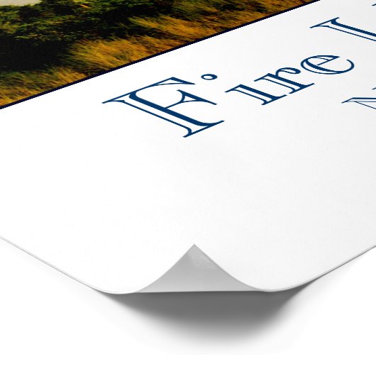 Vuurtoren op het Poster van Sunset (Hoek)