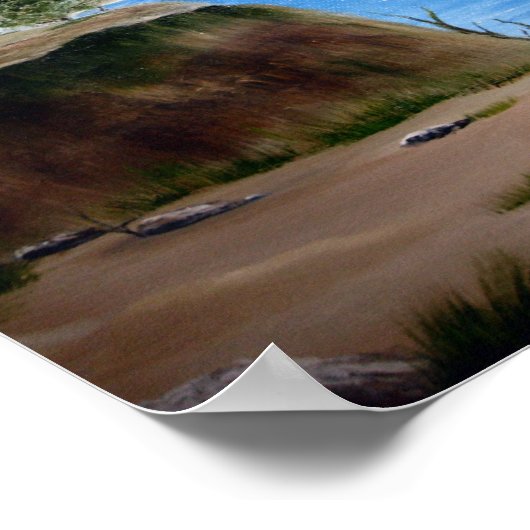 vuurtoren op het punt poster (Hoek)