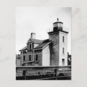 vuurtoren op het schiereiland briefkaart (Voorkant)