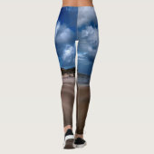 Vuurtoren op het strand leggings (Achterkant)