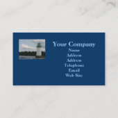 vuurtoren op het Visitekaartje van het meer (Achterkant)