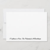 vuurtoren op Huron, ohio-fotografie  Bedankkaart (Achterkant)