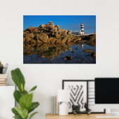 Vuurtoren op Kaap Recife Poster (Thuiskantoor)