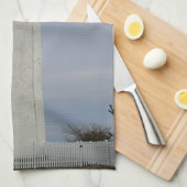 vuurtoren op kabeljauw theedoek (Quarter Fold)