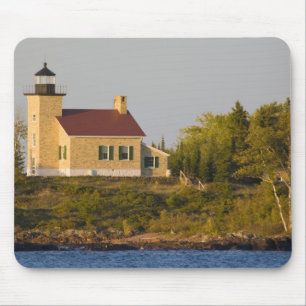 Vuurtoren op Lake Superior bij Copper Harbor Muismat