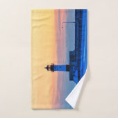 Vuurtoren op Lake Superior Sunrise Handdoek (Handdoek)