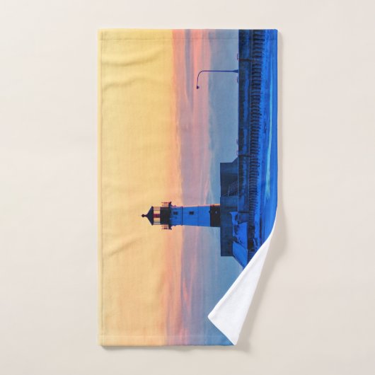 Vuurtoren op Lake Superior Sunrise Handdoek (Handdoek)
