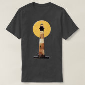 Vuurtoren op Morris Island T-shirt (Design voorkant)