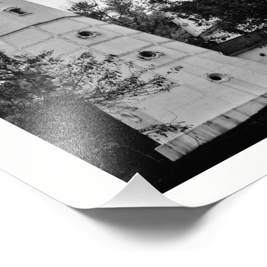 vuurtoren op Noordpunt Foto Afdruk (Hoek)