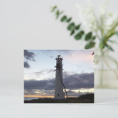 vuurtoren op Oahu Point Briefkaart (Staand voorkant)