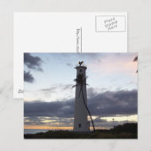 vuurtoren op Oahu Point Briefkaart (Voorkant / Achterkant)
