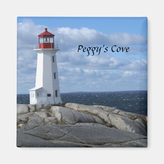 vuurtoren op Peggy's Cove Magneet (Voorkant)
