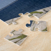 vuurtoren op Peggy's Cove, Nova Scotia, Canada. Legpuzzel (Zijkant)