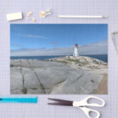 vuurtoren op Peggy's Cove Tissue Paper Tissuepapier (Craft)