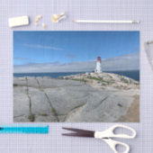 Vuurtoren op Peggy's Cove Tissue Papier (Craft)