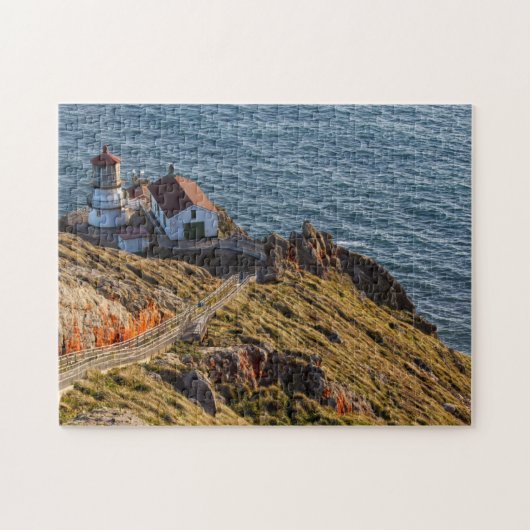 vuurtoren op punt Reyes National Seashore Legpuzzel (Horizontaal)