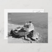 vuurtoren op roos Island Briefkaart (Voorkant / Achterkant)