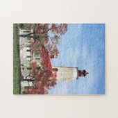 vuurtoren op Sandy Hook Legpuzzel (Horizontaal)