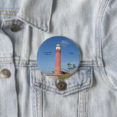 Vuurtoren op St. Johns River Ronde Button 7,6 Cm (In situ)