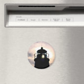 vuurtoren op zonsondergang magneet (Insitu (Vaatwasser))