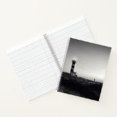 vuurtoren op zonsondergang notitieboek (Binnen)