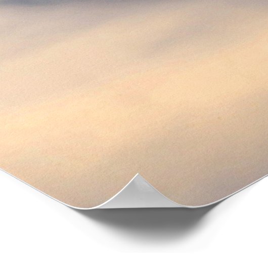 vuurtoren op zonsondergang poster (Hoek)