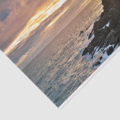 vuurtoren op zonsondergang tissuepapier (Detail)