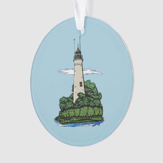 vuurtoren ornament (voorkant)