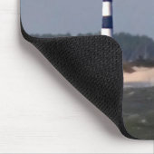 Vuurtoren over de baai muismat (Hoek)