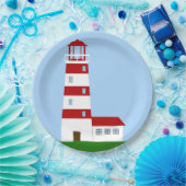 vuurtoren papieren bordje (Feest)