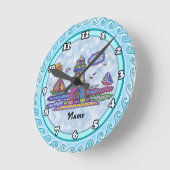 Vuurtoren patch ronde klok (Hoek)